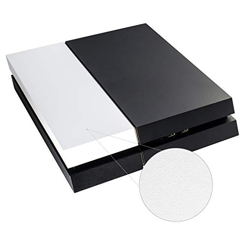 eXtremeRate Funda Externa Carcasa Exterior para PS4 Consola Cubierta reemplazable Tapa Intercambiable para Playstation 4 Consola Original(Blanco)