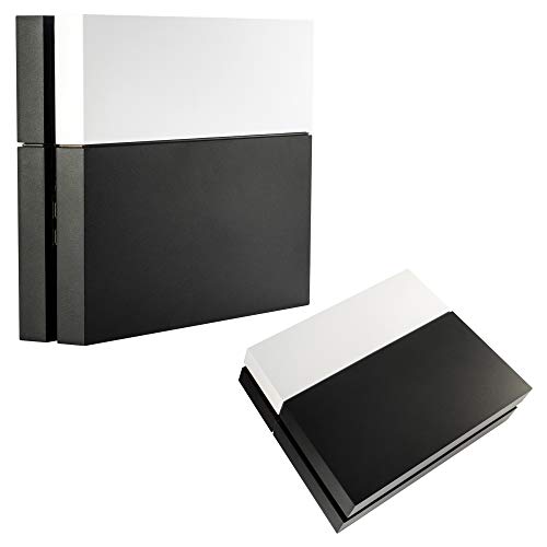 eXtremeRate Funda Externa Carcasa Exterior para PS4 Consola Cubierta reemplazable Tapa Intercambiable para Playstation 4 Consola Original(Blanco)