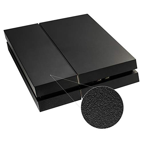 eXtremeRate Funda Externa Carcasa Exterior para PS4 Consola Cubierta reemplazable Tapa Intercambiable para Playstation 4 Consola Original(Negro)