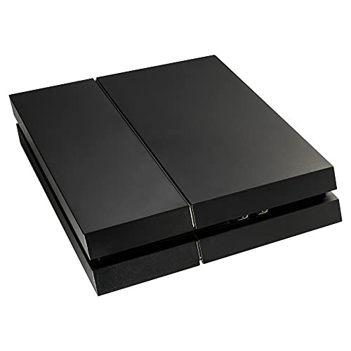 eXtremeRate Funda Externa Carcasa Exterior para PS4 Consola Cubierta reemplazable Tapa Intercambiable para Playstation 4 Consola Original(Negro)