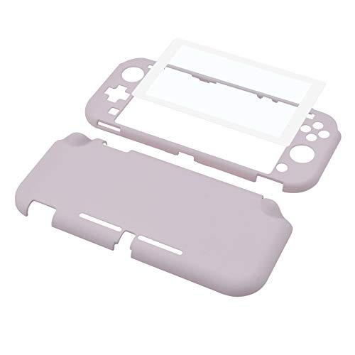 eXtremeRate PlayVital Funda para Nintendo Switch Lite Carcasa Tacto Suave Estuche Acoplable con Protector de Pantalla de Vidrio Templado Protectora Duradera para Control Switch Lite(Rapsodia Violeta)