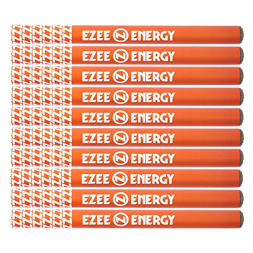 Ezee Energy Inhalador de alta energía libre de nicotina para el camino 400 inhalaciones desechables Ginseng - Taurina - Guaraná Paquete de 2