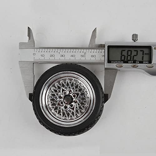 F Fityle RC Drifting Wheel Rims Neumáticos Neumáticos de Goma para 1:10 Off-Road Racing Crawler Buggy Car Accesorios