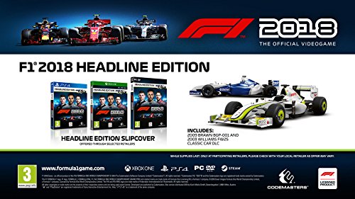 F1 2018 Headline Edition - PlayStation 4 [Importación inglesa]