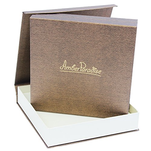 Fabulous caramelo discos ámbar collar con colgante en forma. Be in style!