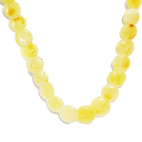 Fabulous caramelo discos ámbar collar con colgante en forma. Be in style!