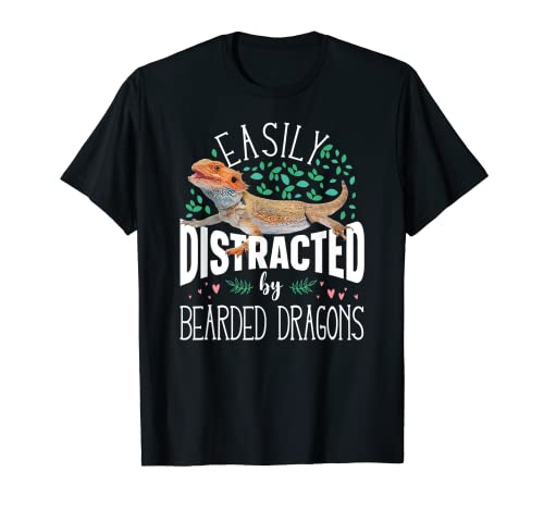 Fácilmente distraído por los dragones barbudos Camiseta