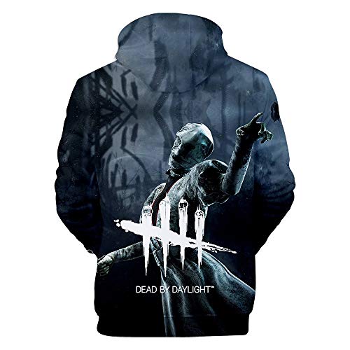 FAKDR Dead by Daylight Sudadera con Capucha Pullover Sudadera,Unisex Ropa Casual De Manga Larga,Adecuado para Niños, Niñas, Niños, Adultos,Sudadera con Cuello Redondo,A,M