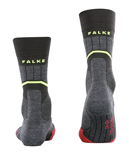 Falke calcetines de running hombre SC 1 para hombre, otoño/invierno, hombre, color Negro - negro, gris, tamaño 44 - 45