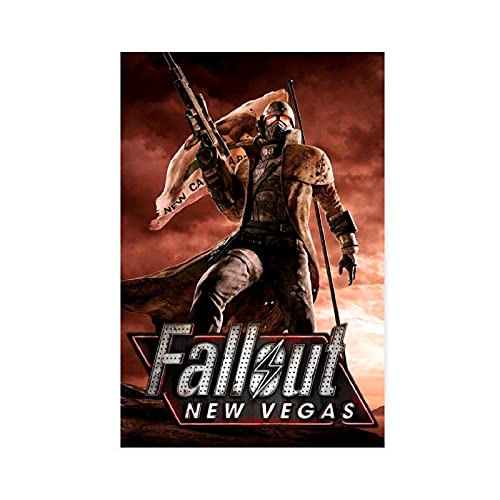 Fallout New Vegas Juego Cover Posters 3 Lienzo Póster Decoración de Dormitorio Deportes Paisaje Oficina Decoración Regalo Unframe-style116 × 24 pulgadas (40 × 60 cm)