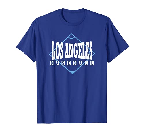 Fanático de Los Ángeles azul de béisbol de Los Ángeles Original Classic Los Ángeles Camiseta