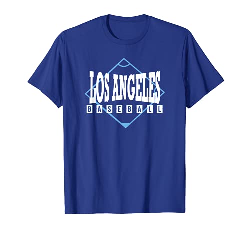 Fanático de Los Ángeles azul de béisbol de Los Ángeles Original Classic Los Ángeles Camiseta