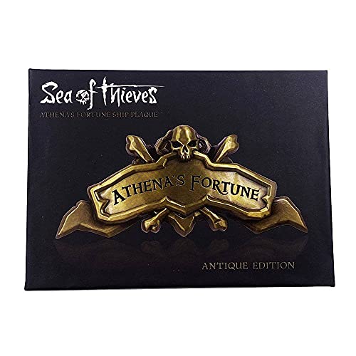 Fanattik RAR-SOT07 Sea of Thieves – Edición Limitada Athenas Fortune Ship Placa Antigua, Unisex, Plata, S