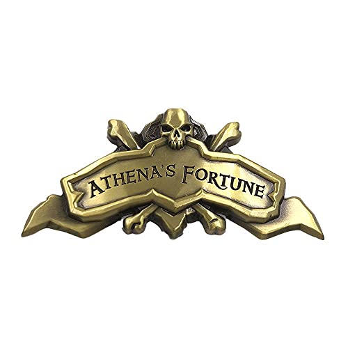 Fanattik RAR-SOT07 Sea of Thieves – Edición Limitada Athenas Fortune Ship Placa Antigua, Unisex, Plata, S