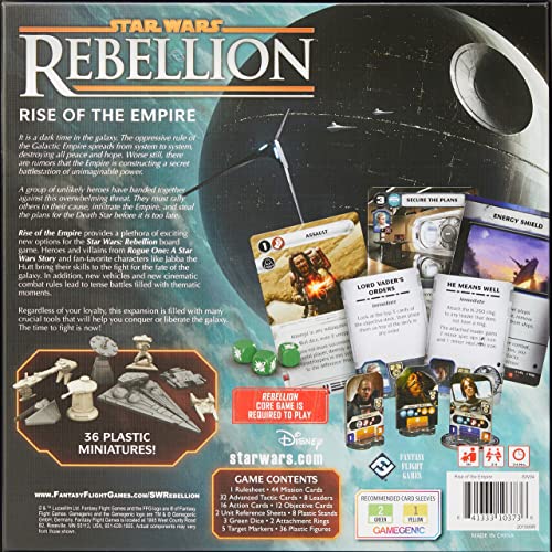 Fantasy FFGSW04 - Juego de expansión Star Wars Rebellion, Rise of The Empire