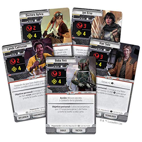 Fantasy Flight Games Star Wars: El Borde Exterior-Juego de Mesa-Español, Multicolor (SW06ES)