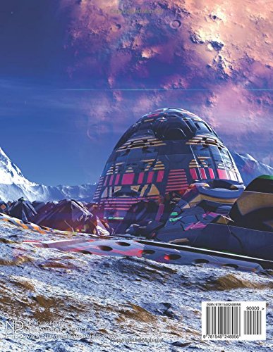 Far Colony Hex-Map Sketchbook: Game Mapping Sketch Pad Notebook: Volume 10 (Science Fiction 150 Hex-Map)