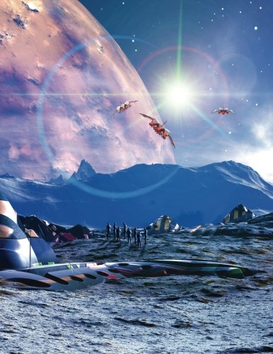 Far Colony Hex-Map Sketchbook: Game Mapping Sketch Pad Notebook: Volume 10 (Science Fiction 150 Hex-Map)