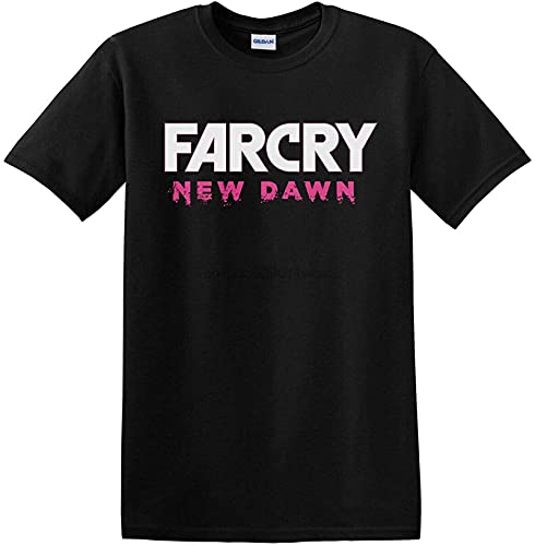 Far Cry New Dawn Shirt Far Cry 5 Expansion Shooting Game Black T-Shirt S-2XL_721
