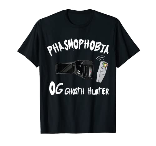 Fasmofobia og cazador de fantasmas - divertido - horror Camiseta