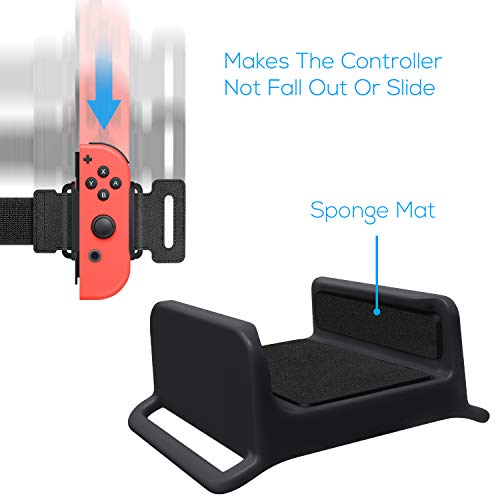 FASTSNAIL 2 bandas de muñeca para Just Dance 2021 2020 2019 Nintendo Switch, [nueva versión] Just Dance 2020 2019 2018 Correa para interruptor Joy-Con ajustable correas de mano elásticas