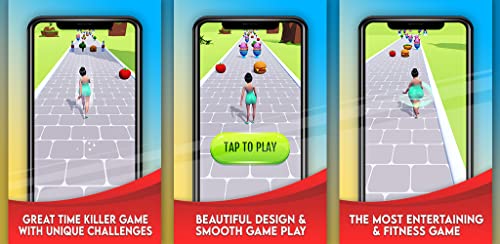 Fat Body Race 2 Fit Body Race Run Challenge 3D Body girl race food healthy run makeover challenge