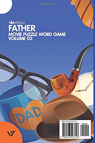 Father Movie Puzzle Word Game With Movie Quote Volume 02: 100 Puzzles Includes Word Search Word Scramble Missing Vowel Sudoku For Thriller Detective ... (Movie Lovers' Word Search Puzzle Series)