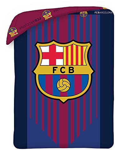 FCB FCBARCELONA Ropa de Cama, Colcha Verano Reversible 180x260cm de FC Barcelona (100-286), Multicolor, 180x260