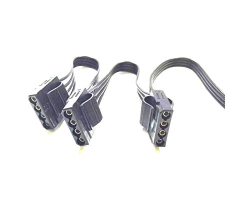 FCQLR para CX430M / CX600M / CX500M / CX750M Power Supply 6pin to 3 IDE Module Line Large 4PIN 0.75m