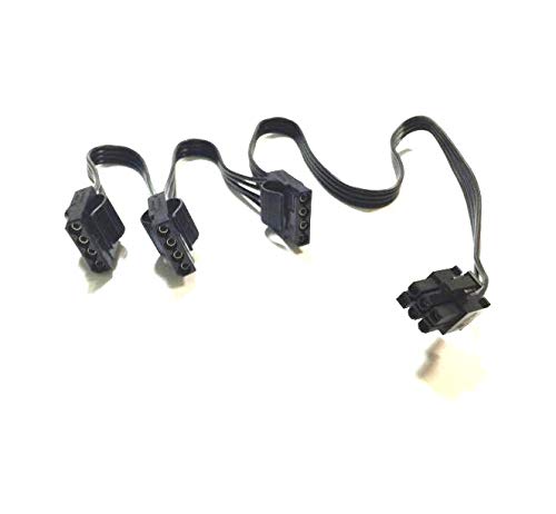 FCQLR para CX430M / CX600M / CX500M / CX750M Power Supply 6pin to 3 IDE Module Line Large 4PIN 0.75m