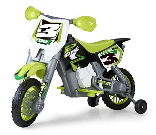 FEBER Rider Cross 6V - Moto eléctrica para niños y niñas de 3 a 7 años (Famosa 800012223)