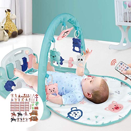 FEEE-ZC 1 Juego de Figuras de plástico de Indio y Vaquero con Tienda de Caballos Totem Wild West Cowboy Kit en Miniatura Ideal para niños como Proyecto Escolar