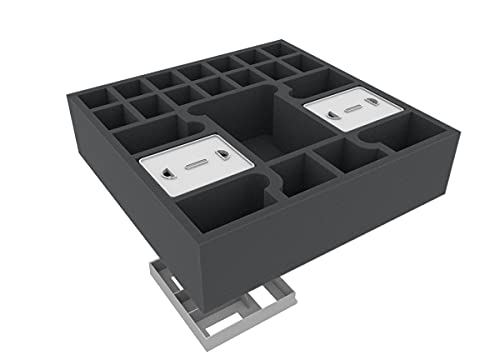 Feldherr Juego de Espuma Organizador Compatible con Infinity Defiance - Caja de Juego de Mesa
