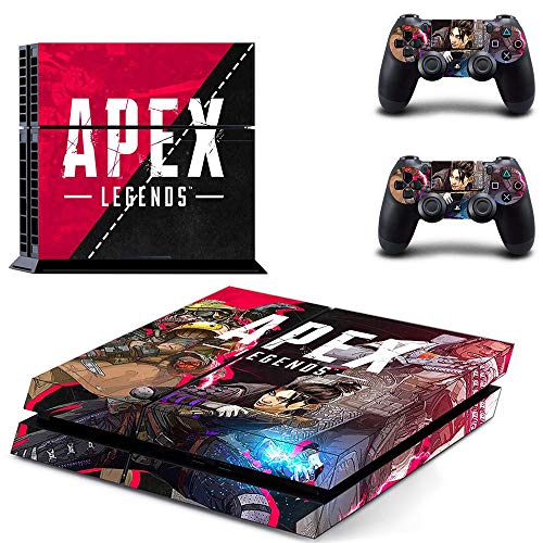 FENGLING Apex Legends Ps4 Pegatinas Playstation 4 Skin Ps4 Sticker Decal Cover para Playstation 4 Ps4 Consola y Controlador Skins Vinilo