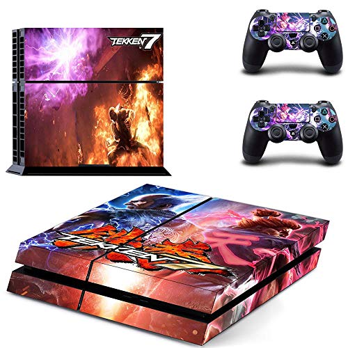 FENGLING Game Tekken 7 Ps4 Stickers Play Station 4 Skin Sticker Decals For Playstation 4 Ps4 Console and Controller S
