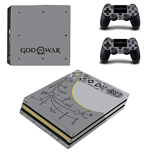 FENGLING Todas Las Nuevas Pegatinas de la Cubierta del Juego God of War Limited Edition para Playstation 4 Ps4 Pro Console & Controller Protect Skin Calcomanías