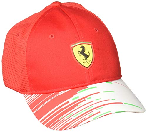 FERRARI F1 Ferrari Team Cap 2018 Gorra, Rojo/Blanco, Talla única Unisex Adulto