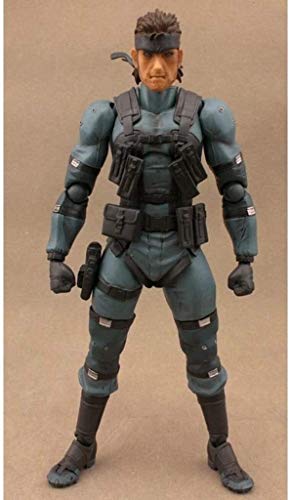 FHMHJH Metal Gear Solid 2: Figura De Acción Solid Snake - 5,9 Pulgadas Juguetes Modelo de Personaje de película