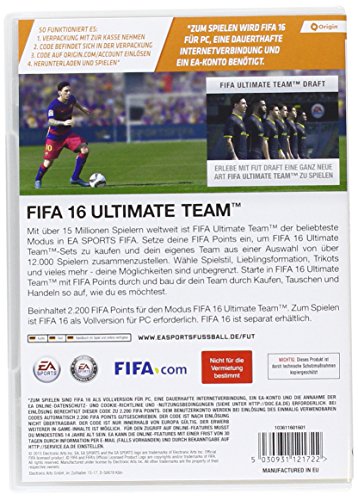 Fifa 16 - 2200 Fut Points (Code In Der Box) [Importación Alemana]