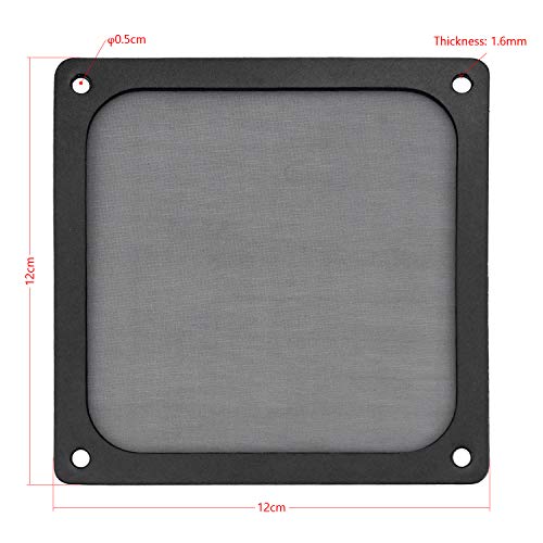 Filtro de Ventilador de Computadora de 4 Piezas Filtro de Polvo para Ventilador de Ordenador de PVC ultrafino cubierta de ventilador de marco magnético para PC impresora 3D ventilador de caja PS4