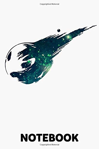 Final Fantasy Final Fantasy Vii Space Logo Notebook: (110 Pages, Lined, 6 x 9)