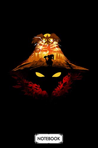 Final Fantasy Ix Black Mage Fight Notebook: Journal, Matte Finish Cover, Diary, 6x9 120 Pages, Lined College Ruled Paper, Planner