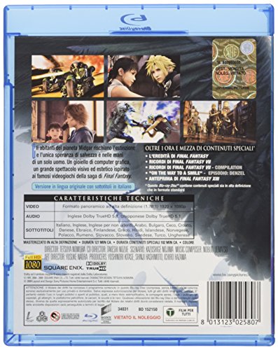 final fantasy vii. advent children (blu-ray) regia [Italia] [Blu-ray]