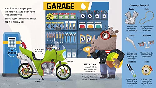 Find, Fix, Go!: Become an engineer for the day in this interactive STEAM book for vehicle-loving children aged 3+ years!
