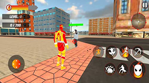 Fire Superhero Game: Flame Superhero Fighting Battle Game
