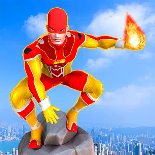 Fire Superhero Game: Flame Superhero Fighting Battle Game
