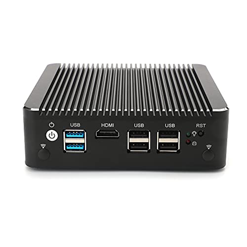 Firewall, Mikrotik, Pfsense, OPNsense, Network Appliance, Router PC, Intel Pentium N4200, RS35, AES-NI/4 x Intel I211 LAN/4 USB2.0/2 USB3.0/COM/HDMI/Fanless, (4G RAM/32G SSD)