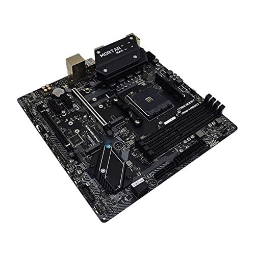 Fit for MSI B450M Mortar MAX AMD B450 B450M Am4 Placa Base para Juegos de computadora DDR4 64G M.2 Kit Ryzen 5 3600 5600X CPUs PCI-E 3.0 X16 HDMI USB3.2 Placa Base para computadora de Escritorio