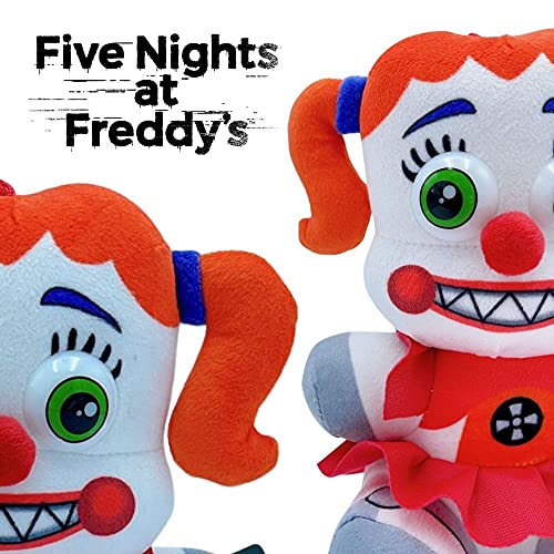FIVE NIGHTS AT FREDDY'S - Peluches de Freddy, Foxy, Baby, Ennard - 25CM (10") - Licencia oficial (BABY)