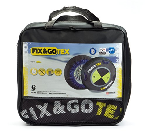 FIX&GOTEX - 8ZFG - Cadenas de nieve, cadena textil para coche TALLA G